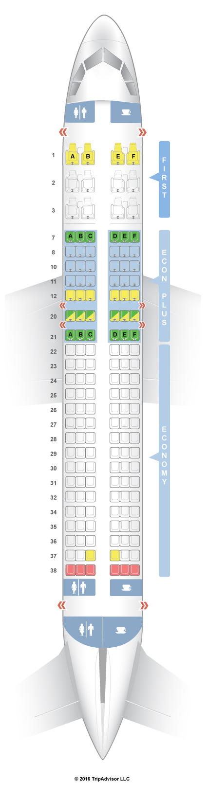 airbus a320 seats